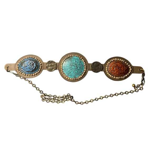 CHICO'S Boho Statement Belt – Size M/L - Picture 2 of 8
